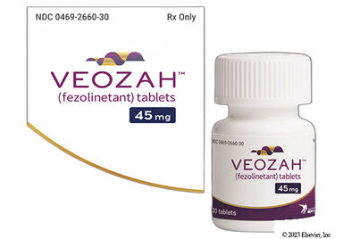 Veozah Coupon - Veozah 45mg tablet
