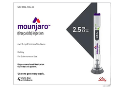 Mounjaro Coupon - Mounjaro 4 pens of 2.5mg/0.5ml carton