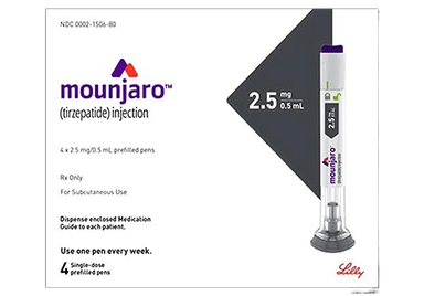 Mounjaro Coupon - Mounjaro 4 pens of 2.5mg/0.5ml carton