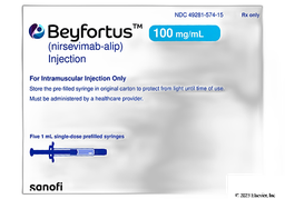 Beyfortus Coupon - Beyfortus five 1ml prefilled syringes of 100mg/ml carton