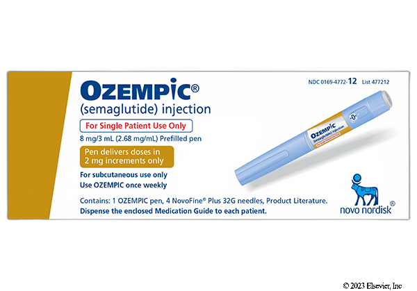 Ozempic® Semaglutide Prefilled Injection Pen 2mg/3mL, 1 Pen Non-Returnable  - Merit Pharmaceutical