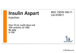 Insulin Aspart Coupon - Insulin Aspart 10ml of 100 units vial