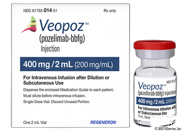 Veopoz Coupon - Veopoz 2ml of 400mg/2ml vial