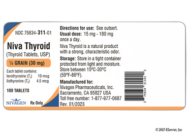 Niva Thyroid Prices, Coupons &amp; Savings Tips - GoodRx