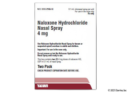 Naloxone Coupon - Naloxone two 4mg nasal sprays box