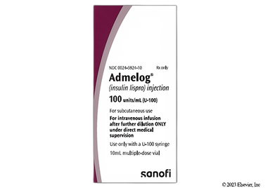 Admelog Coupon - Admelog 10ml of 100 units/ml vial