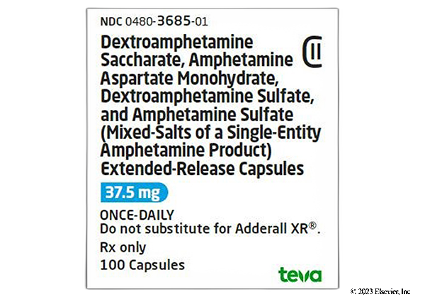 Amphetamine Salt Combo XR (Mydayis)