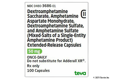 Amphetamine Salt Combo XR (Mydayis) Coupon - Amphetamine Salt Combo XR (Mydayis) 50mg capsule