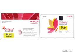 Orilissa Coupon - Orilissa 28 tablets of 150mg dose pack