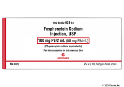 Fosphenytoin Coupon - Fosphenytoin twenty-five 2ml vials of 100mg PE/2ml carton