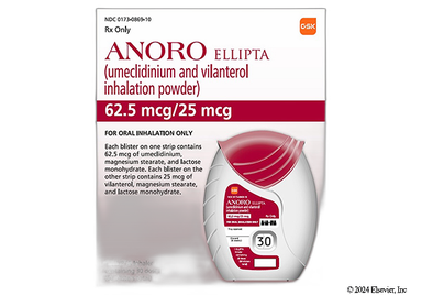 Anoro Ellipta Coupon - Anoro Ellipta 60 blisters of 62.5mcg/25mcg inhaler