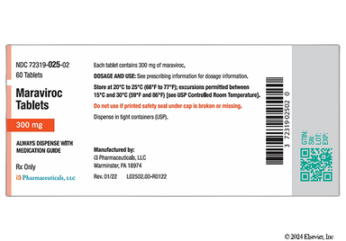 Maraviroc Coupon - Maraviroc 300mg of  tablet