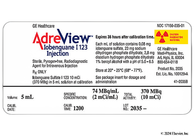 AdreView Coupon - AdreView 5ml of 10mCi/5ml vial