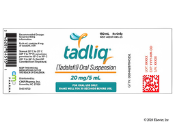 Tadliq Coupon - Tadliq 150ml of 20mg/5ml bottle of oral solution