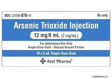 Arsenic Trioxide Coupon - Arsenic Trioxide 6ml of 12mg/6ml vial