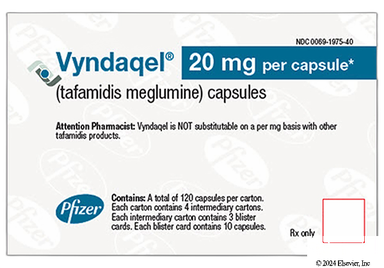 Vyndaqel Coupon - Vyndaqel 10 capsules of 20mg dose pack