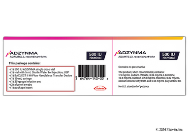 Adzynma Coupon - Adzynma eggplant of 500iu kit