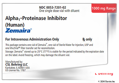 Zemaira Coupon - Zemaira 1000mg of  vial