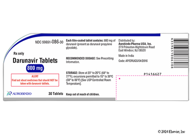 Darunavir Coupon - Darunavir 800mg of  tablet
