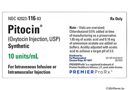 Pitocin Coupon - Pitocin 1ml of 10 units/ml vial