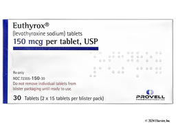 Euthyrox Coupon - Euthyrox 30 tablets of 150mcg package