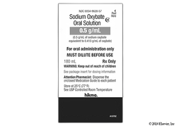 Sodium Oxybate Coupon - Sodium Oxybate 180ml of 500mg/ml bottle of oral solution