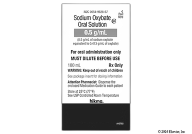 Sodium Oxybate Coupon - Sodium Oxybate 180ml of 500mg/ml bottle of oral solution