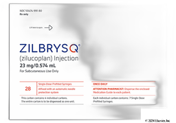 Zilbrysq Coupon - Zilbrysq 28 prefilled syringes of 23mg/0.574ml carton
