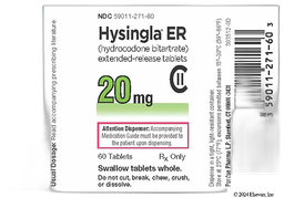 Hysingla ER Coupon - Hysingla ER 20mg tablet