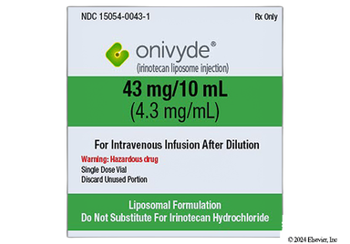 Onivyde Coupon - Onivyde 10ml of 4.3mg/ml vial
