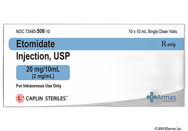 Etomidate Coupon - Etomidate 10ml of 2mg/ml vial