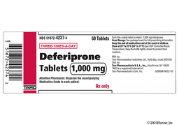 Deferiprone Coupon - Deferiprone 1000mg of  tablet