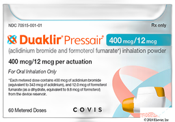 Duaklir Pressair Coupon - Duaklir Pressair 60 metered doses of 400mcg/12mcg inhaler