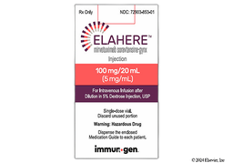 Elahere Coupon - Elahere 20ml of 100mg/20ml vial