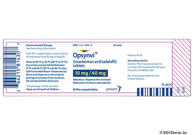 Opsynvi Coupon - Opsynvi 10mg/40mg of  tablet