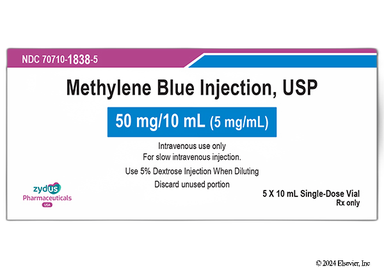 Methylene Blue Coupon - Methylene Blue 10ml of 50mg/10ml vial