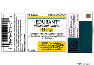 Edurant Coupon - Edurant 25mg of  tablet