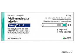 Adalimumab-aaty (Yuflyma) Coupon - Adalimumab-aaty (Yuflyma) 1 autoinjector of 40mg/0.4ml carton