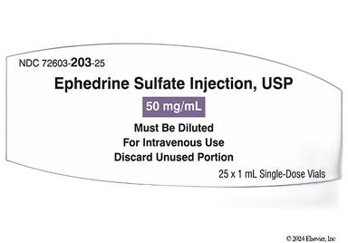 Ephedrine Coupon - Ephedrine 1ml of 50mg/ml vial
