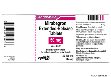 Mirabegron Coupon - Mirabegron 50mg tablet
