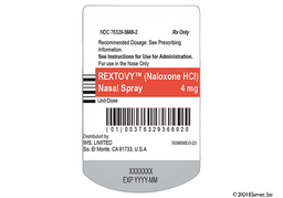 Rextovy Coupon - Rextovy two 4mg nasal sprays of  box