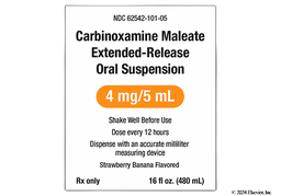 Carbinoxamine Maleate ER Coupon - Carbinoxamine Maleate ER  of 4mg/5ml ml of oral suspension
