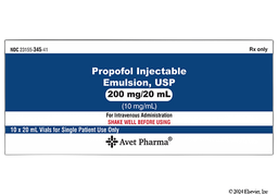 Propofol Coupon - Propofol 20ml of 10mg/ml vial