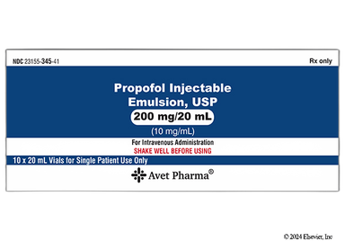 Propofol Coupon - Propofol 20ml of 10mg/ml vial