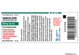 Ganciclovir Coupon - Ganciclovir 10ml of 500mg vial