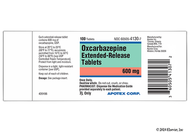 Oxcarbazepine ER Coupon - Oxcarbazepine ER 600mg tablet