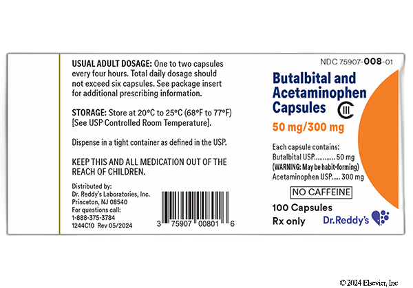 Butalbital/Acetaminophen