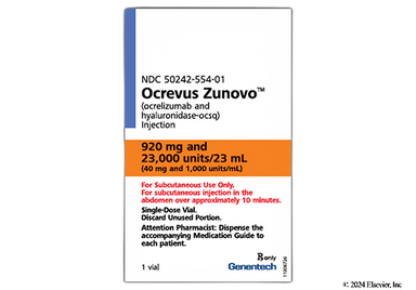 Ocrevus Zunovo Coupon - Ocrevus Zunovo 23ml of 920mg/23,000 units/23ml vial