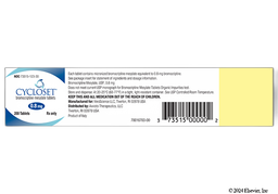 Cycloset Coupon - Cycloset 0.8mg tablet