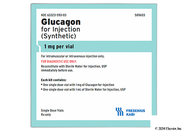 Glucagon Coupon - Glucagon Fresenius Kabi of 1mg kit